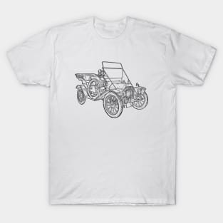 Old Car, Cabriolet, Vintage, Classic Car T-Shirt